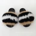 Fashion Party Daily Fur Flat Summer Slides Sandals Slippers Women